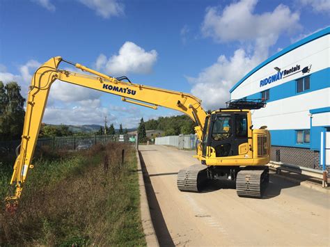 what is the reach of a mini excavator|excavator long reach for sale.